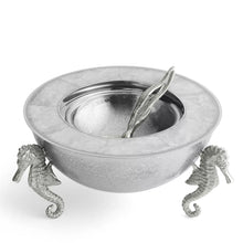 Load image into Gallery viewer, Luxury Ocean Reef Caviar Dish with Spoon - Pacific Wild Pick
