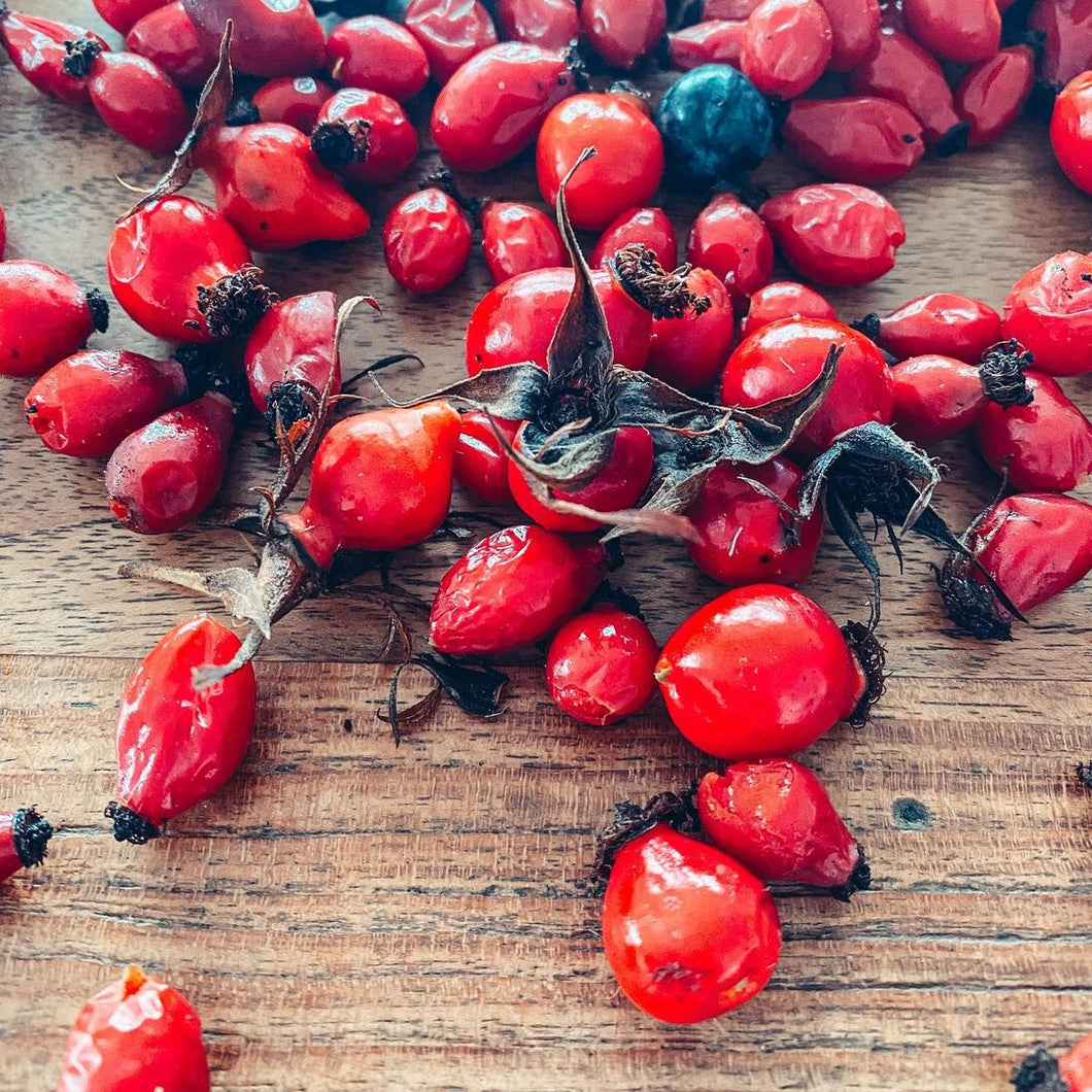 Dehydrated rosehips