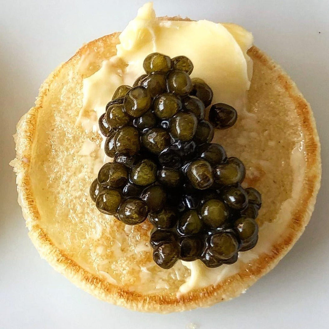 caviar blinis home delivery