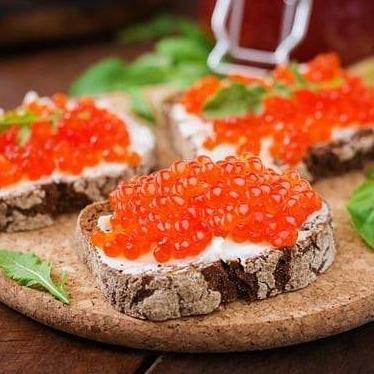 Keta Salmon Caviar.