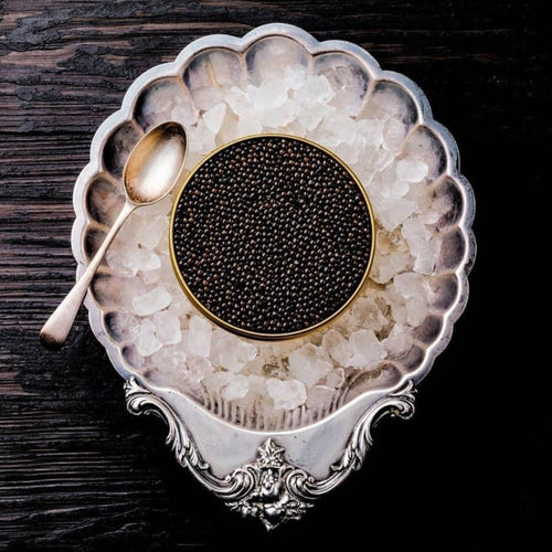 Northern Divine Black Sturgeon Caviar organic.